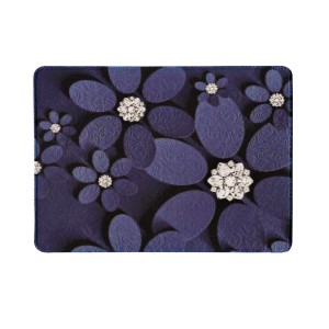 ماوس پد طرح BLACK FLOWERS سایز 18*23 سانتی متر مدل NU115